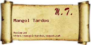 Mangol Tardos névjegykártya